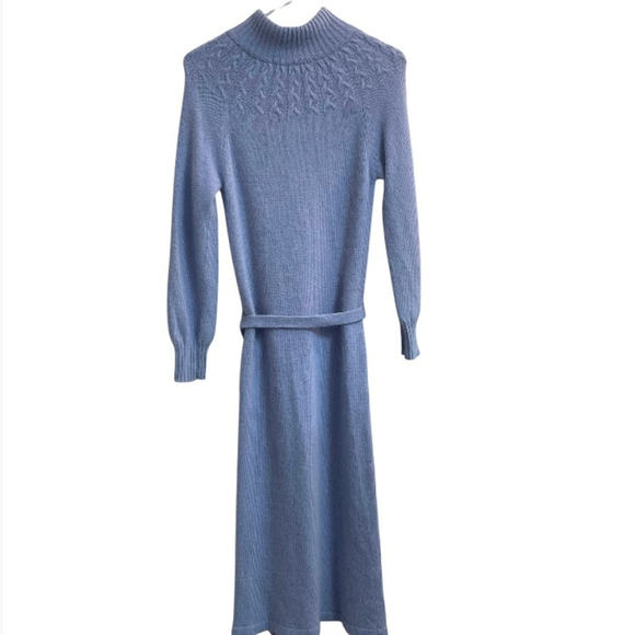 Berman International Vintage Knit Dress Lambswool & Angora Blend Size Women 7/8 - Picture 5 of 7